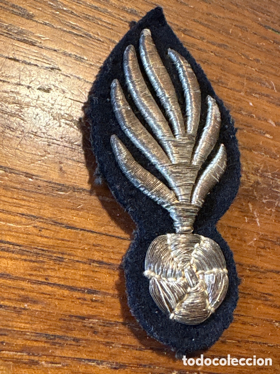 Coleccionismo: Escudo pacheo militar bordado - Foto 3