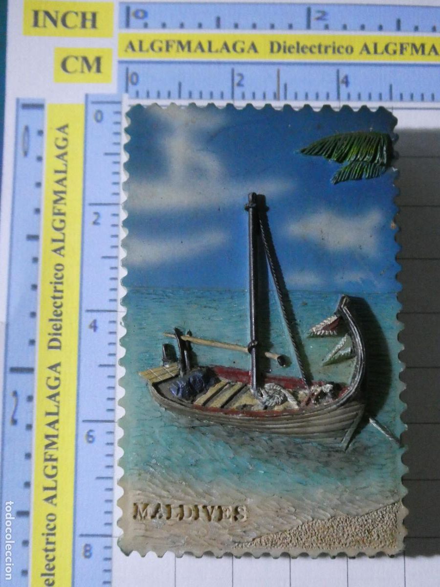 Coleccionismo: IM&Aacute;N DE NEVERA. SOUVENIR RECUERDO. ISLAS MALDIVAS