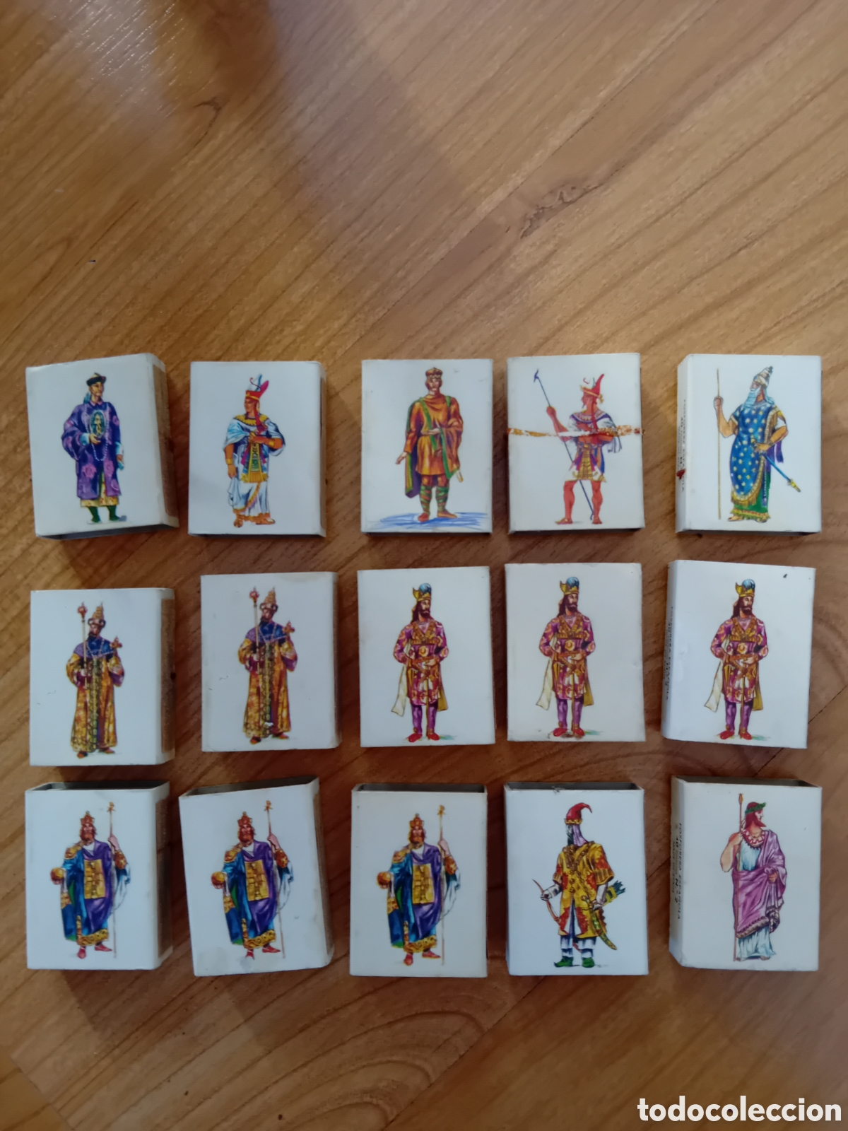Collectionnisme: LOTE 15 CAJAS DE CERILLAS REYES EMPERADORES ZARES. FOSFORERA ESPA&Ntilde;OLA. ABELENGA.