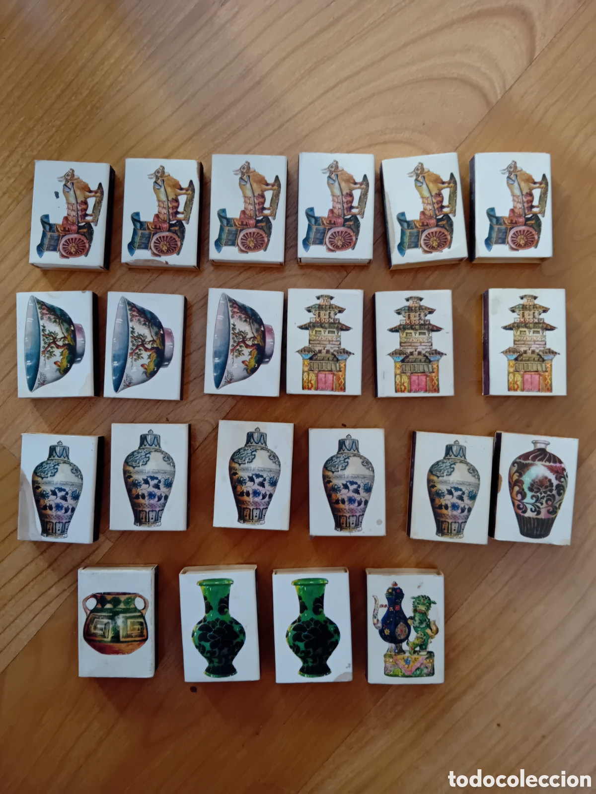 Collectionnisme: LOTE 20 CAJAS CERILLAS CERAMICA CHINA. FOSFORERA ESPA&Ntilde;OLA