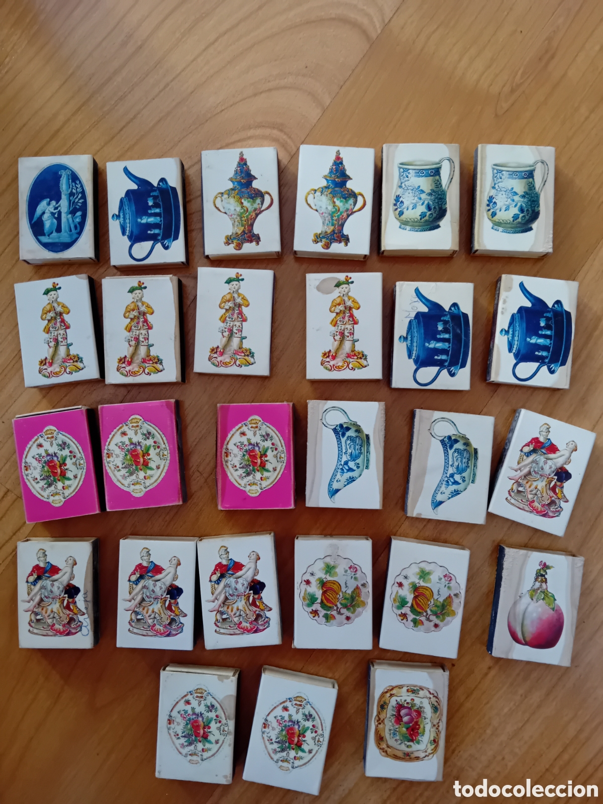 Collectionnisme: LOTE 27 CAJAS CERILLAS CERAMICA INGLESA. FOSFORERA ESPA&Ntilde;OLA