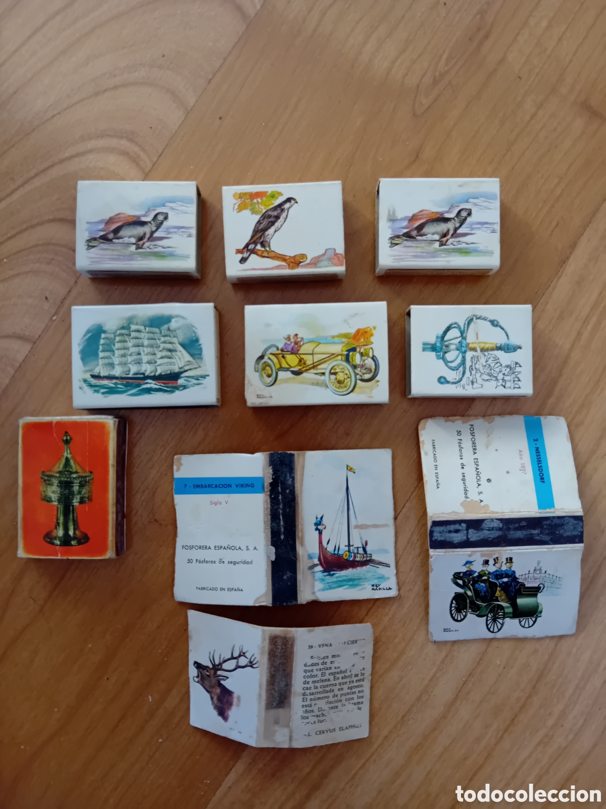 Collectionnisme: LOTE 10 CAJAS DE CERILLAS. FOSFORERA ESPA&Ntilde;OLA