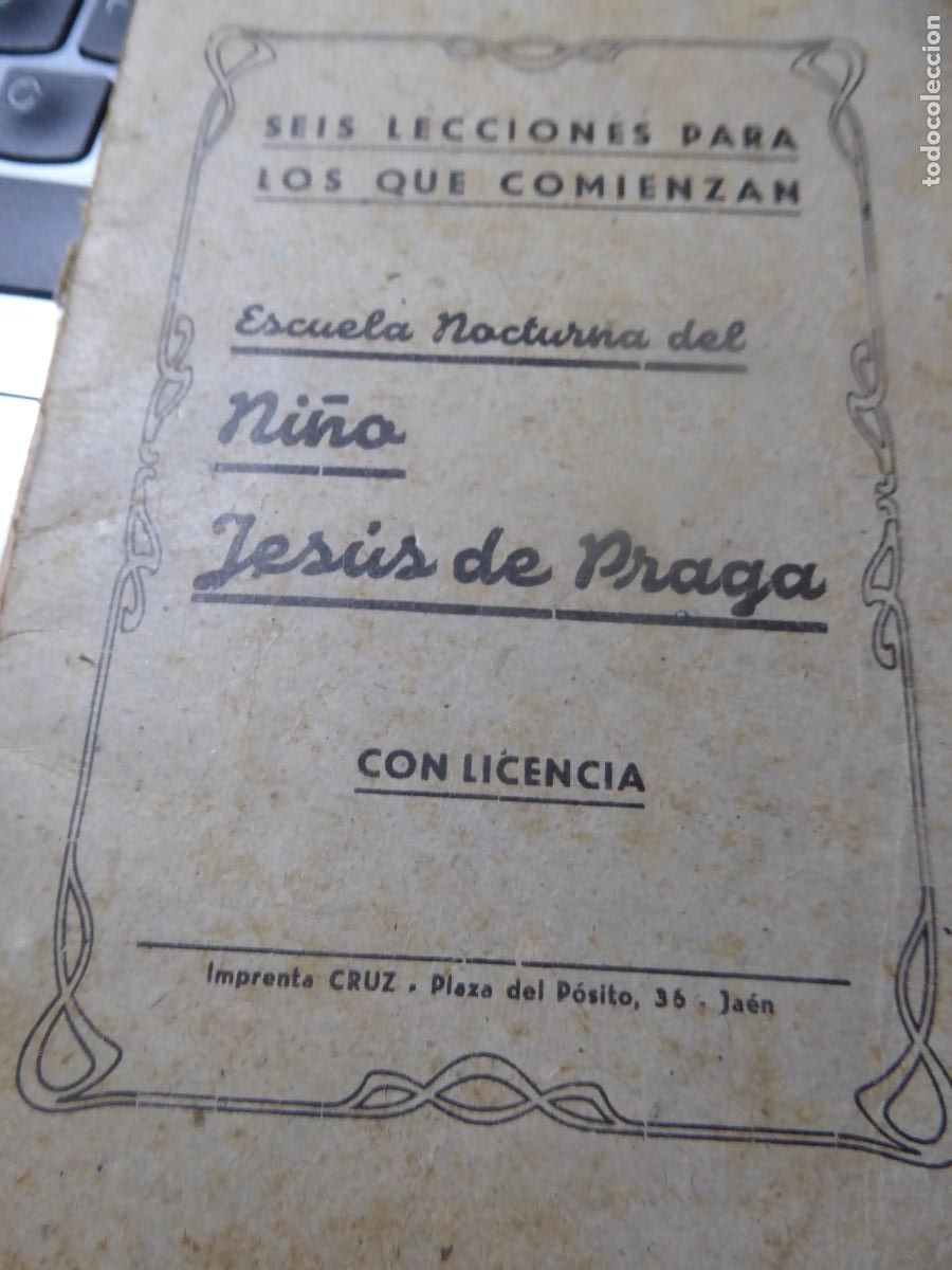 Coleccionismo: SEIS LECCIONES PARA LOS QUE COMIENZAN ESCUELA NOCTURNA DEL NI&Ntilde;O JESUS DE PRAGA