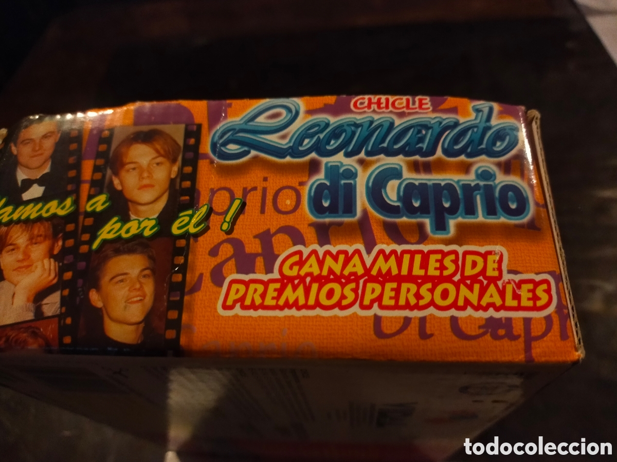 Coleccionismo: Caja chicle Leonardo di caprio cromos album