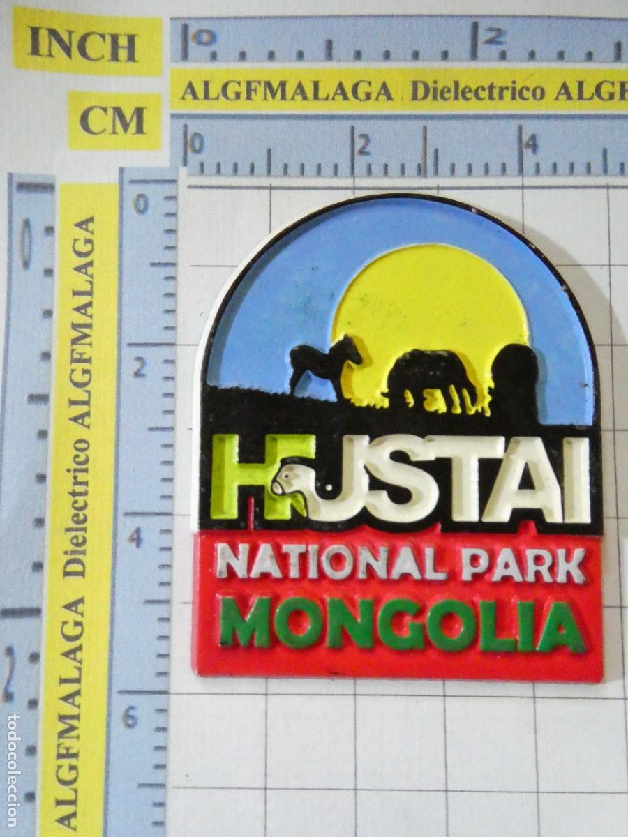 Coleccionismo: IM&Aacute;N DE NEVERA. SOUVENIR RECUERDO. HUSTAI NATIONAL PARK MONGOLIA