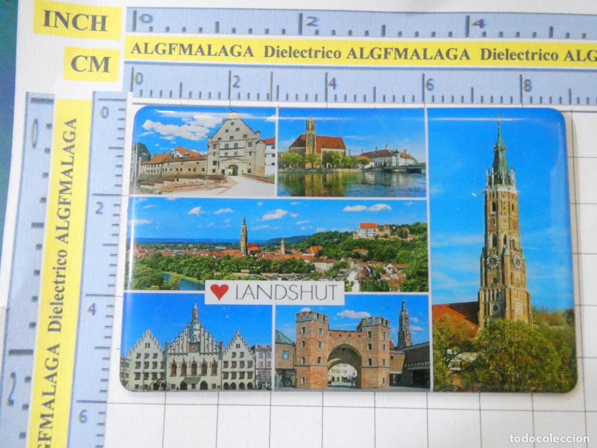 Coleccionismo: IM&Aacute;N DE NEVERA. SOUVENIR RECUERDO. LANDSHUT ALEMANIA