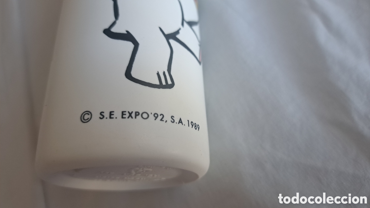 Coleccionismo: EXPO 92 - VASO PLASTICO OFICIAL - Foto 3
