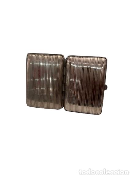 Coleccionismo: Pitillera de Aluminio con Dise&ntilde;o Elegante - Foto 1
