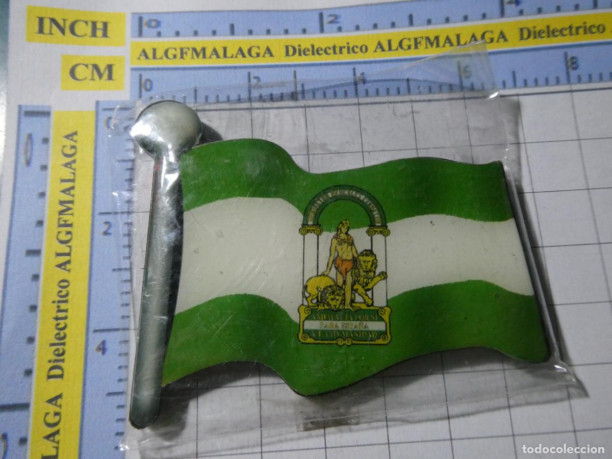 Collezionismo: IM&Aacute;N DE NEVERA. SOUVENIR RECUERDO. BANDERA DE ANDALUC&Iacute;A