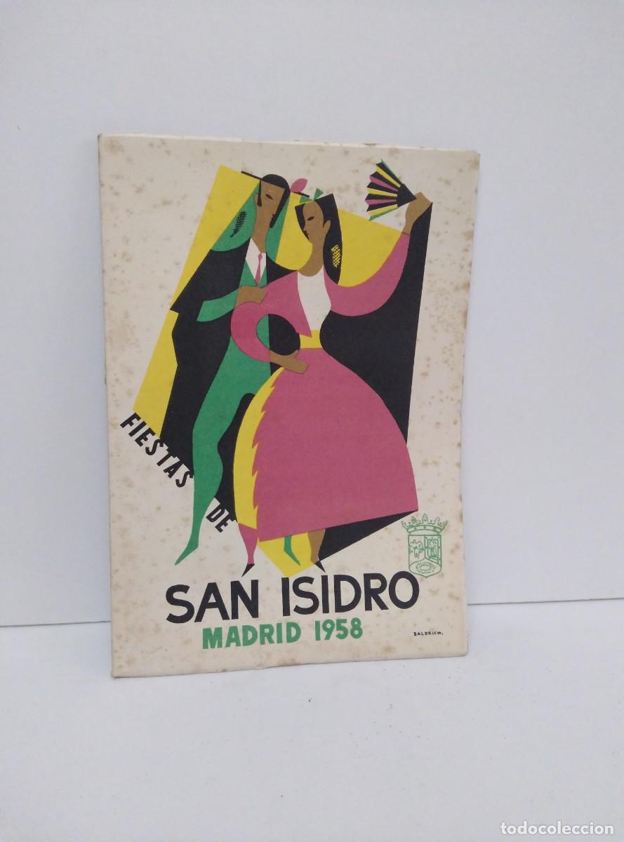 Coleccionismo: Programa de Fiestas San Isidro Madrid 1958 - Foto 1