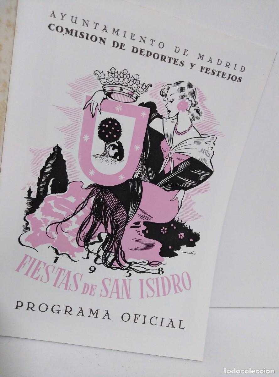 Coleccionismo: Programa de Fiestas San Isidro Madrid 1958 - Foto 3