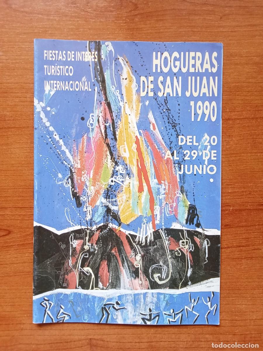 Coleccionismo: PROGRAMA DE FIESTAS HOGUERAS DE SAN JUAN Alicante Junio 1990 FOGUERES DE SANT JOAN