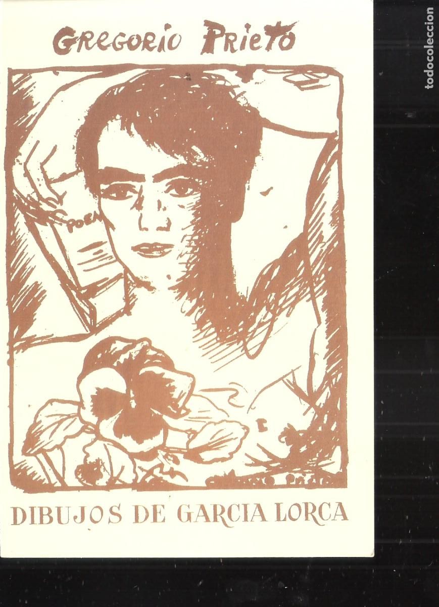 Collecting paper: Gregorio Prieto. Dibujos de Garc&iacute;a Lorca. Abril 1998. Museu Mojo. Vilassar de Mar.Tarjeta. 15x10 cm.