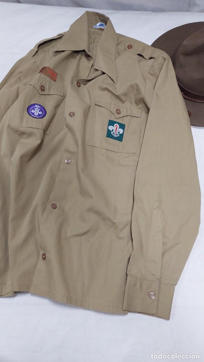 Coleccionismo: Camisa y sombrero boy scouts de Espa&ntilde;a - Foto 6