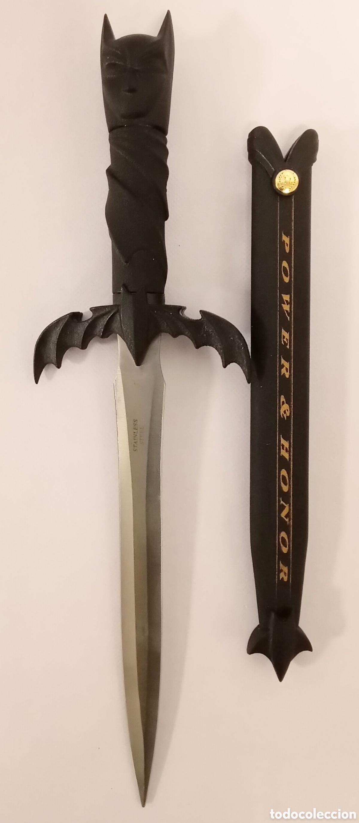 Coleccionismo: Espada Batman Hierro Forjado Y Acero Inoxidable Poder Y Honor Ares Sword - Foto 4