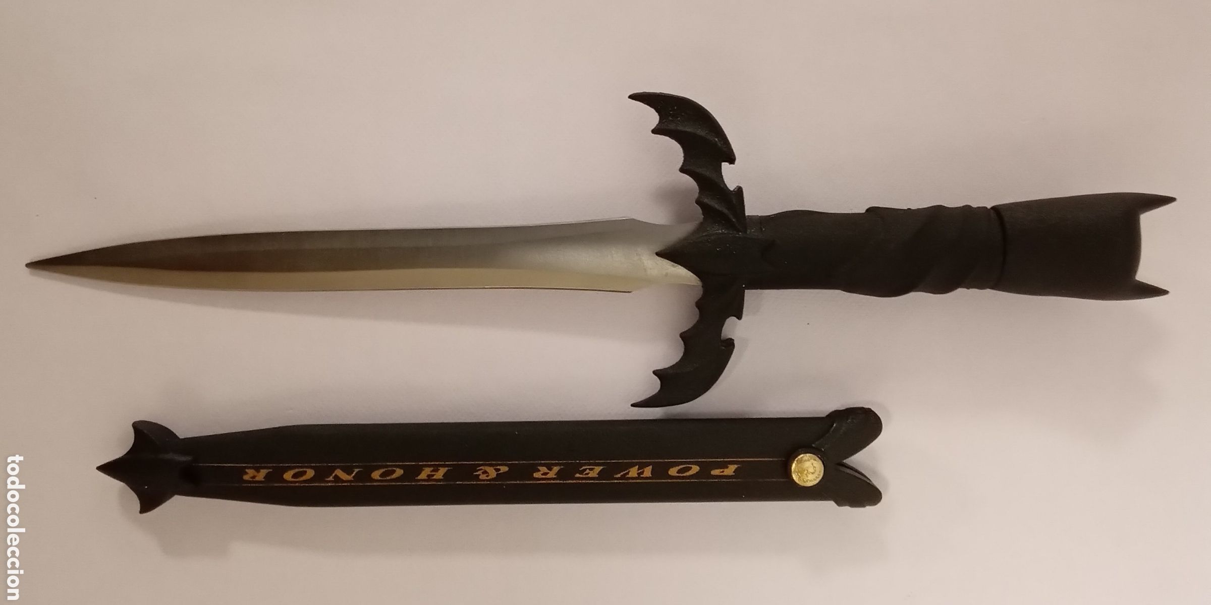 Coleccionismo: Espada Batman Hierro Forjado Y Acero Inoxidable Poder Y Honor Ares Sword - Foto 5