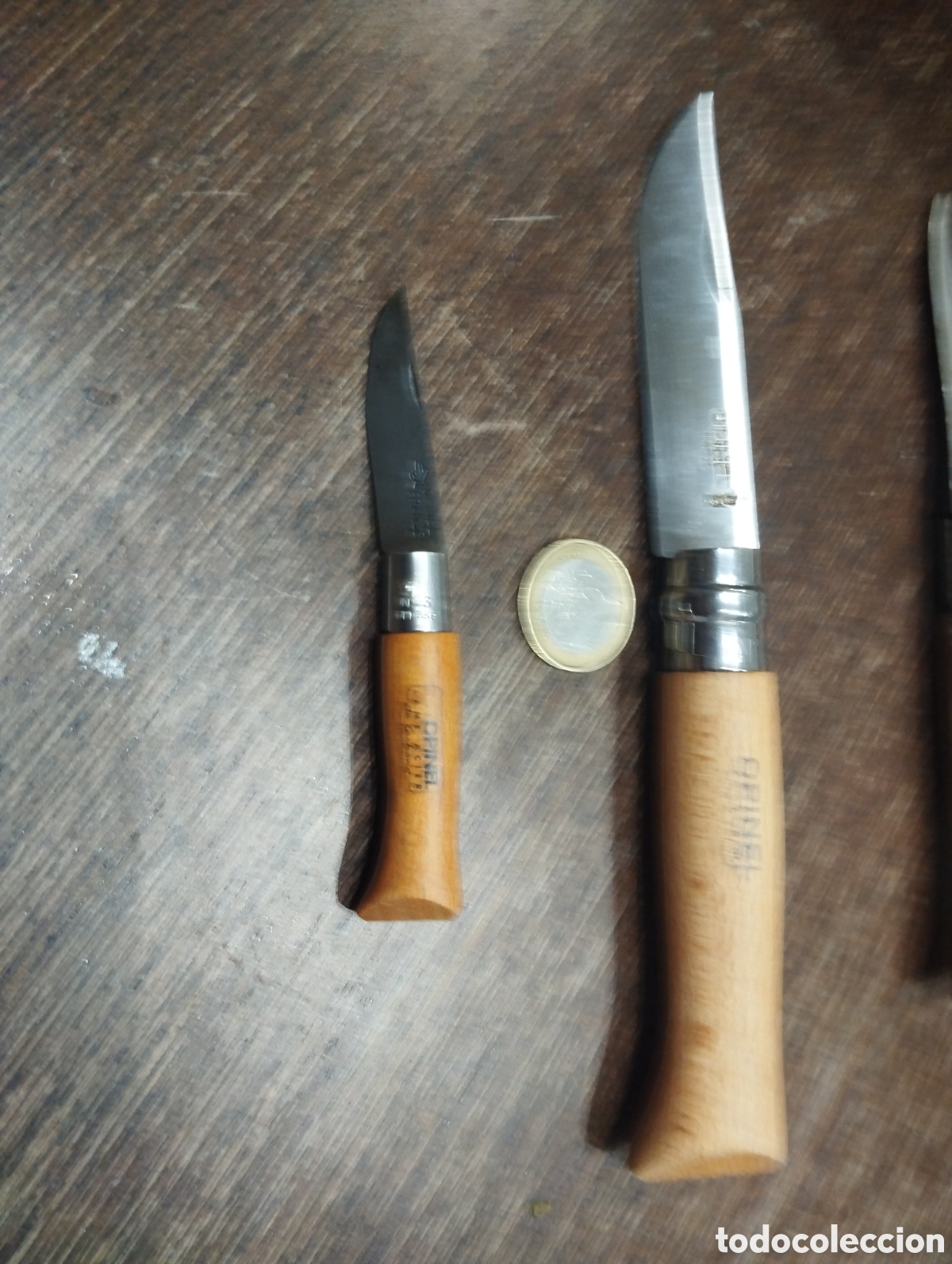 Coleccionismo: Tres navajas francesas opinel - Foto 2