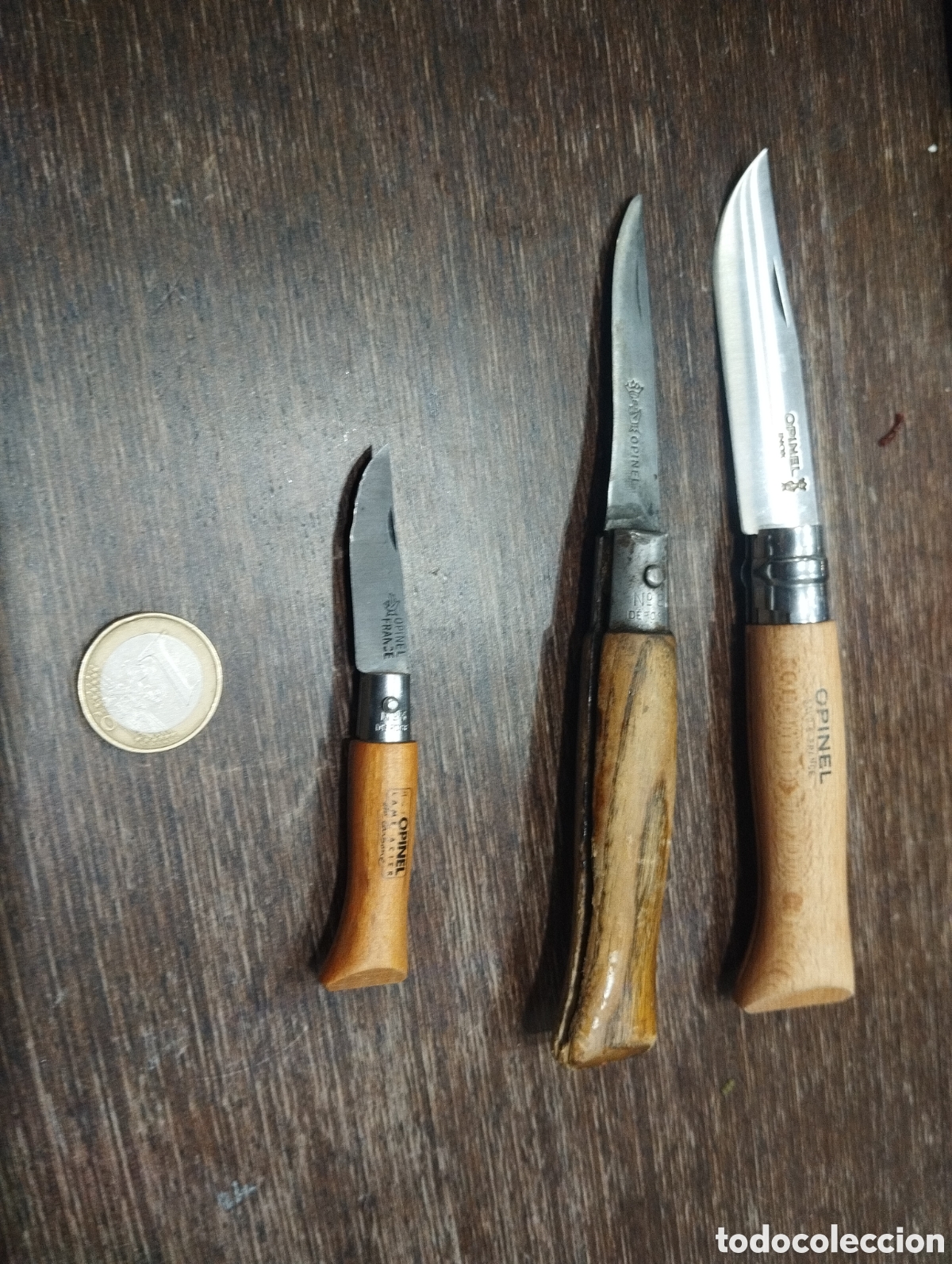 Coleccionismo: Tres navajas francesas opinel - Foto 1