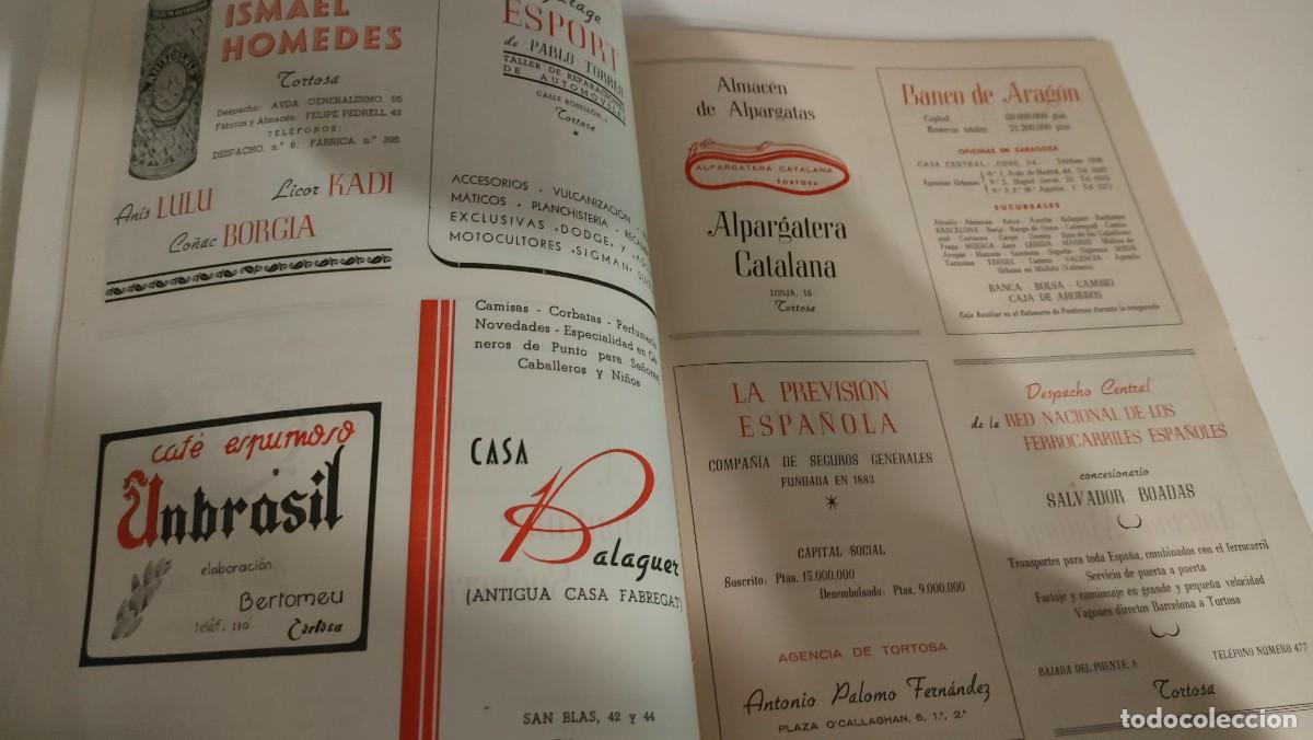 Coleccionismo: PROGRAMA FIESTAS CINTA TORTOSA DE 1947 - Foto 6
