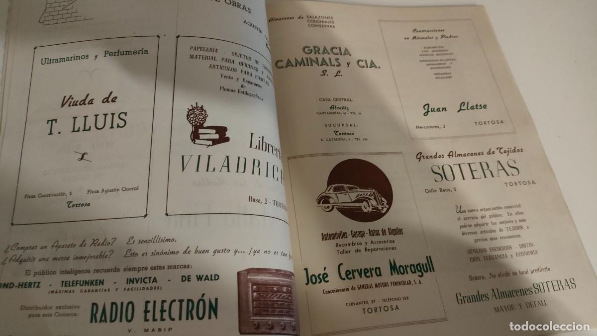 Coleccionismo: PROGRAMA FIESTAS CINTA TORTOSA DE 1947 - Foto 7