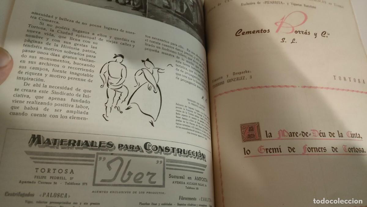 Coleccionismo: PROGRAMA FIESTAS CINTA TORTOSA DE 1947 - Foto 8
