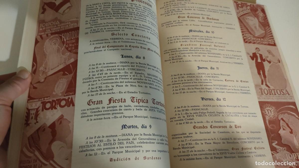 Coleccionismo: PROGRAMA FIESTAS CINTA TORTOSA DE 1947 - Foto 17