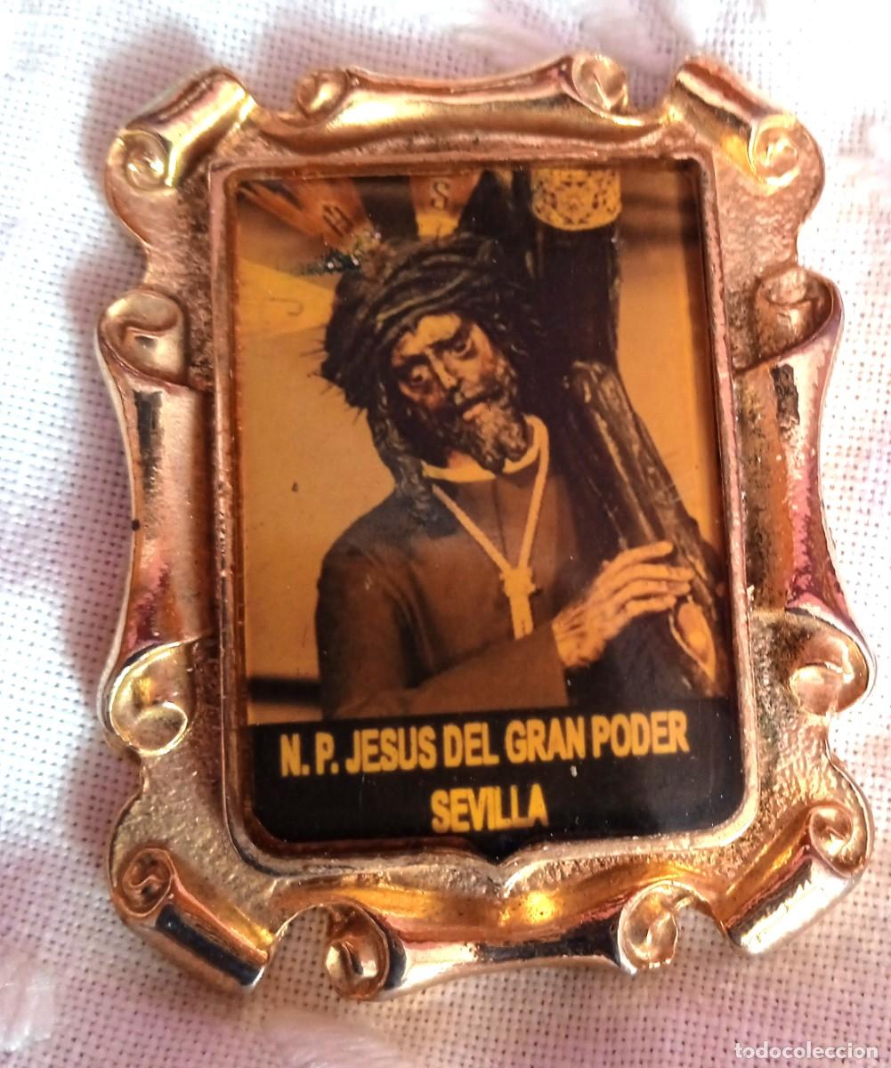 Coleccionismo: CUADRITO JESUS DEL GRAN PODER-SEVILLA - Foto 3