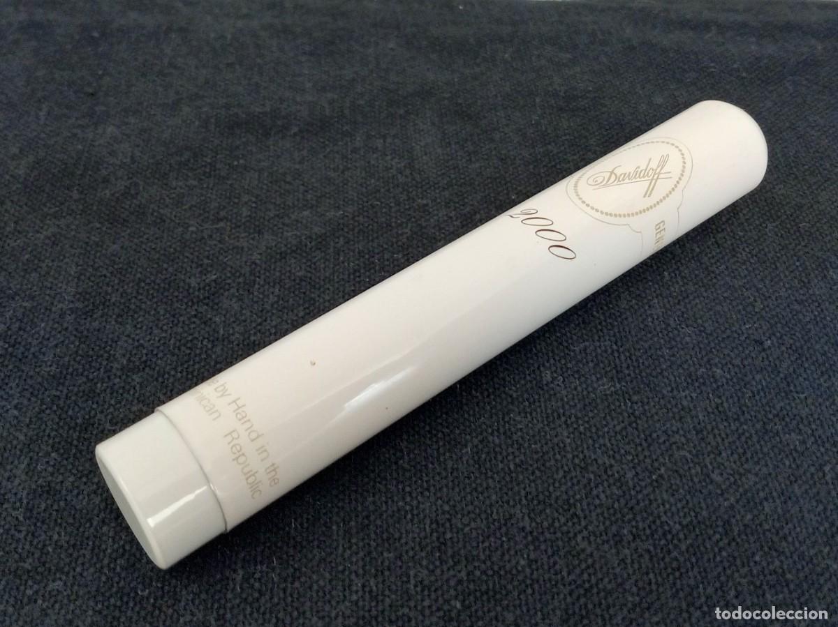 Coleccionismo: Cigarro puro Davidoff 2000 en su estuche - Foto 3
