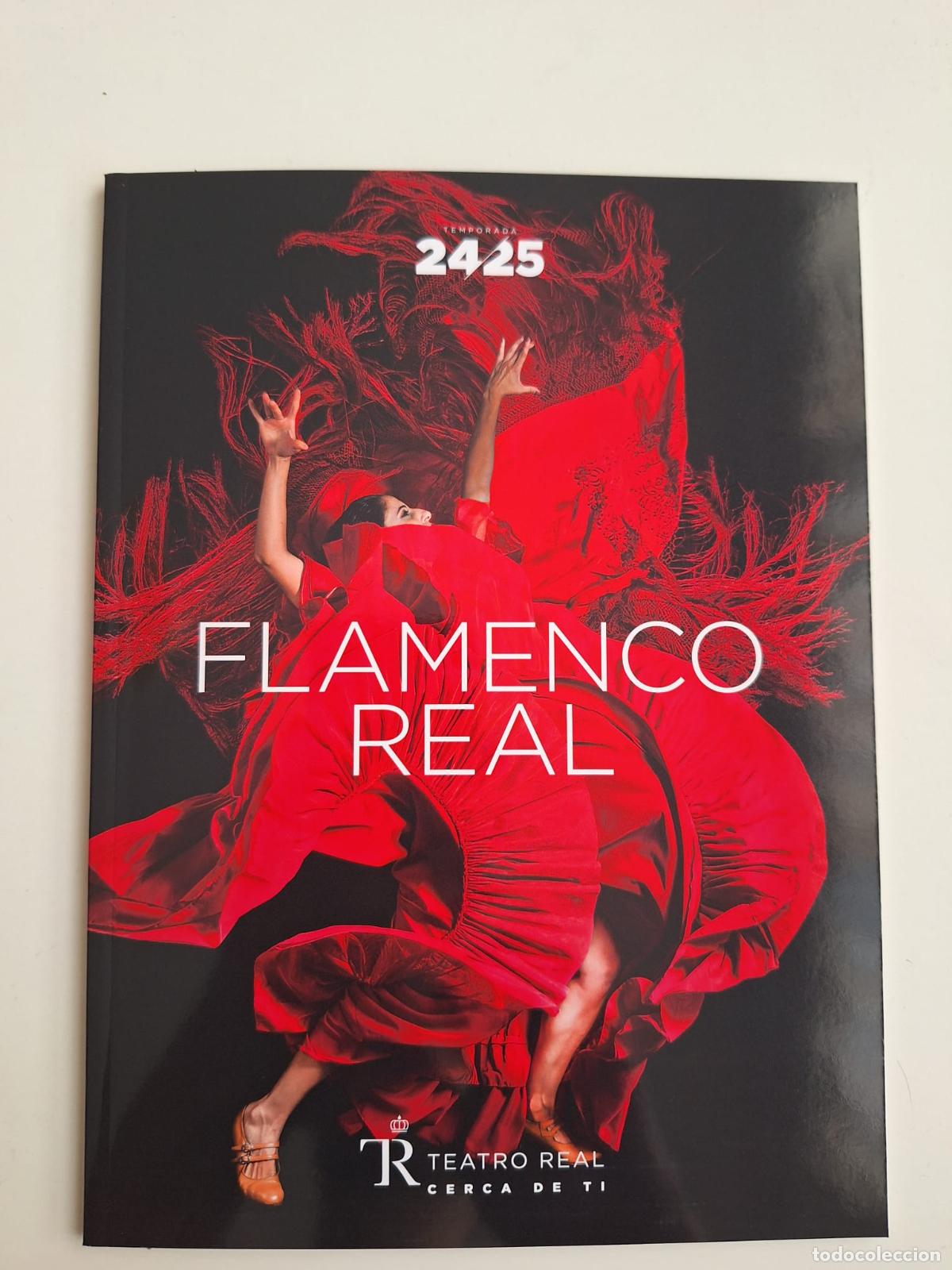 Coleccionismo: Folleto Programaci&oacute;n Teatro Real Madrid Ciclo Flamenco Real Temporada 2024 / 2025