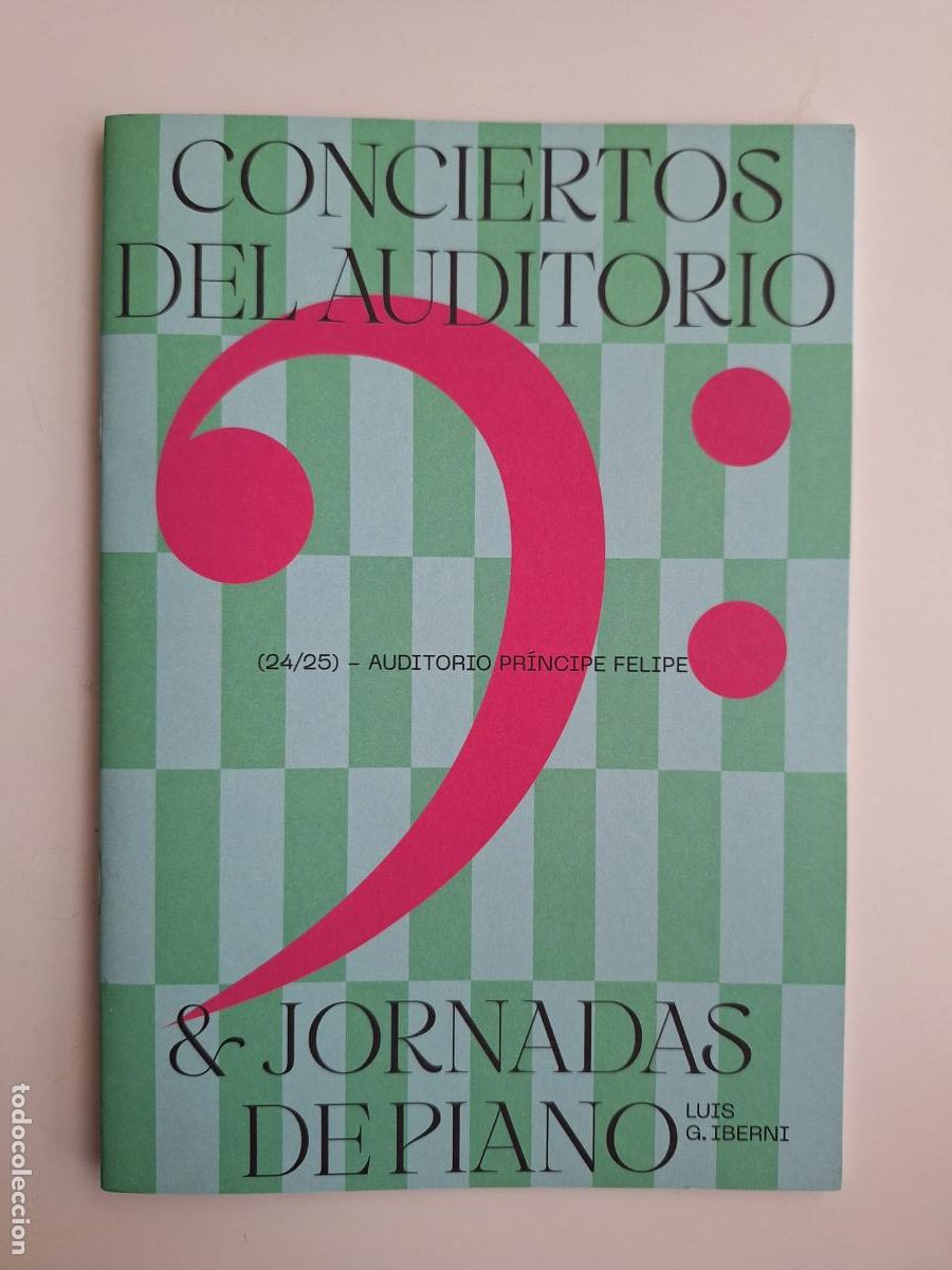 Coleccionismo: Programaci&oacute;n Auditorio Pr&iacute;ncipe Felipe Oviedo Asturias Conciertos Jornadas Piano Temporada 2024 2025