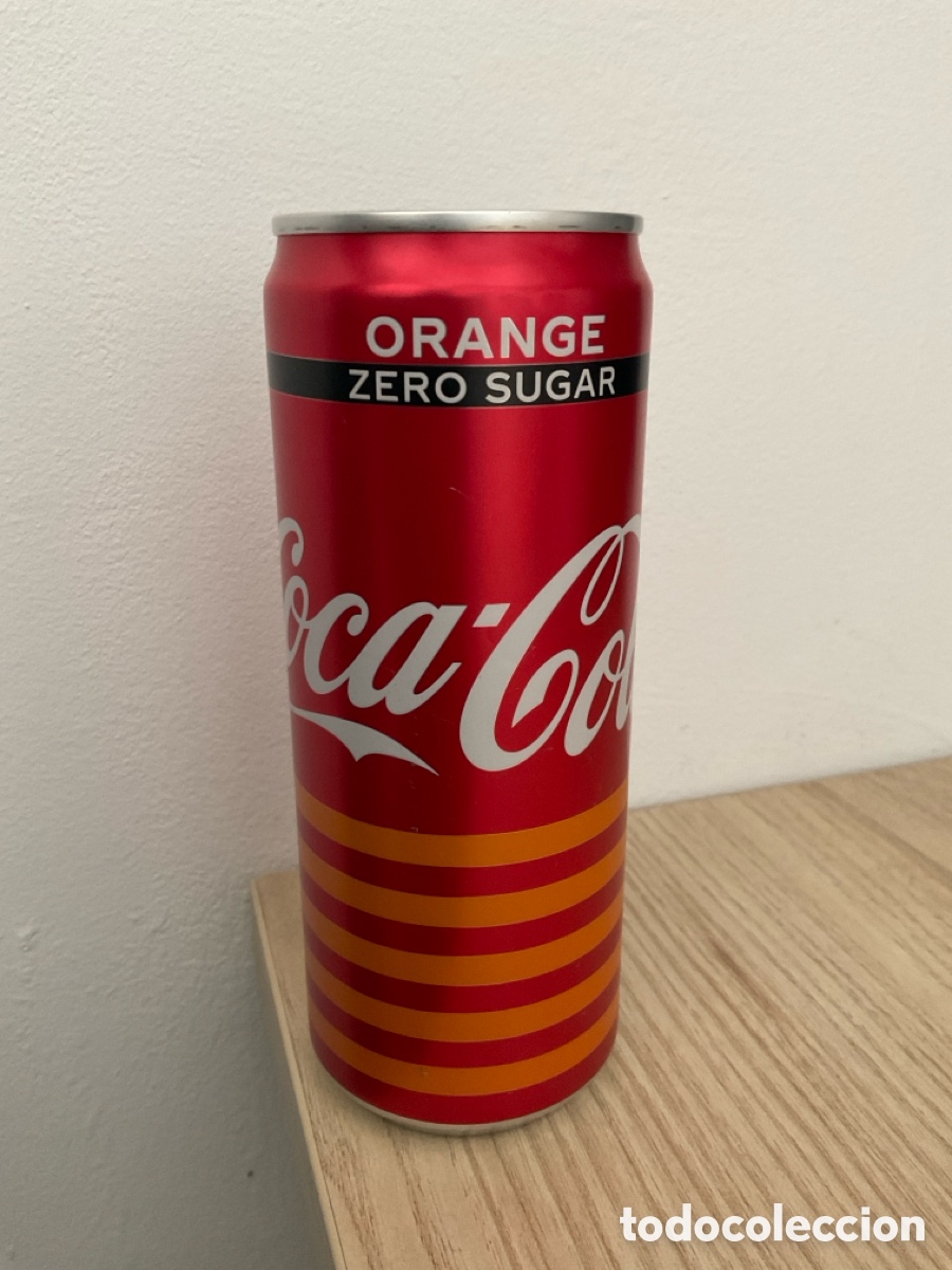 Coleccionismo: Lata Coca Cola Orange Zero Sugar 330 ml Podgorica Montenegro