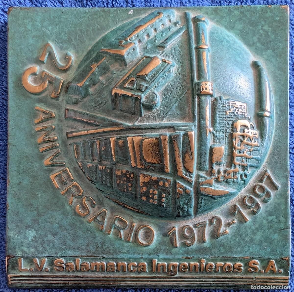 Coleccionismo: Pisapapeles - 25 aniversario 1972-1997 - L.V Salamanca Ingenieros