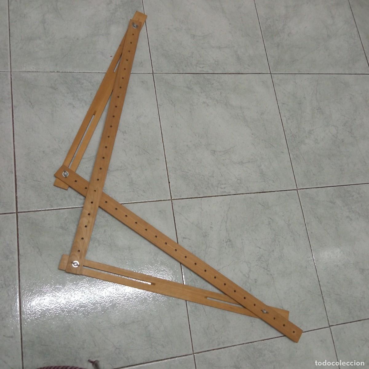 Coleccionismo: Gran pantografo de madera DMC - Foto 2