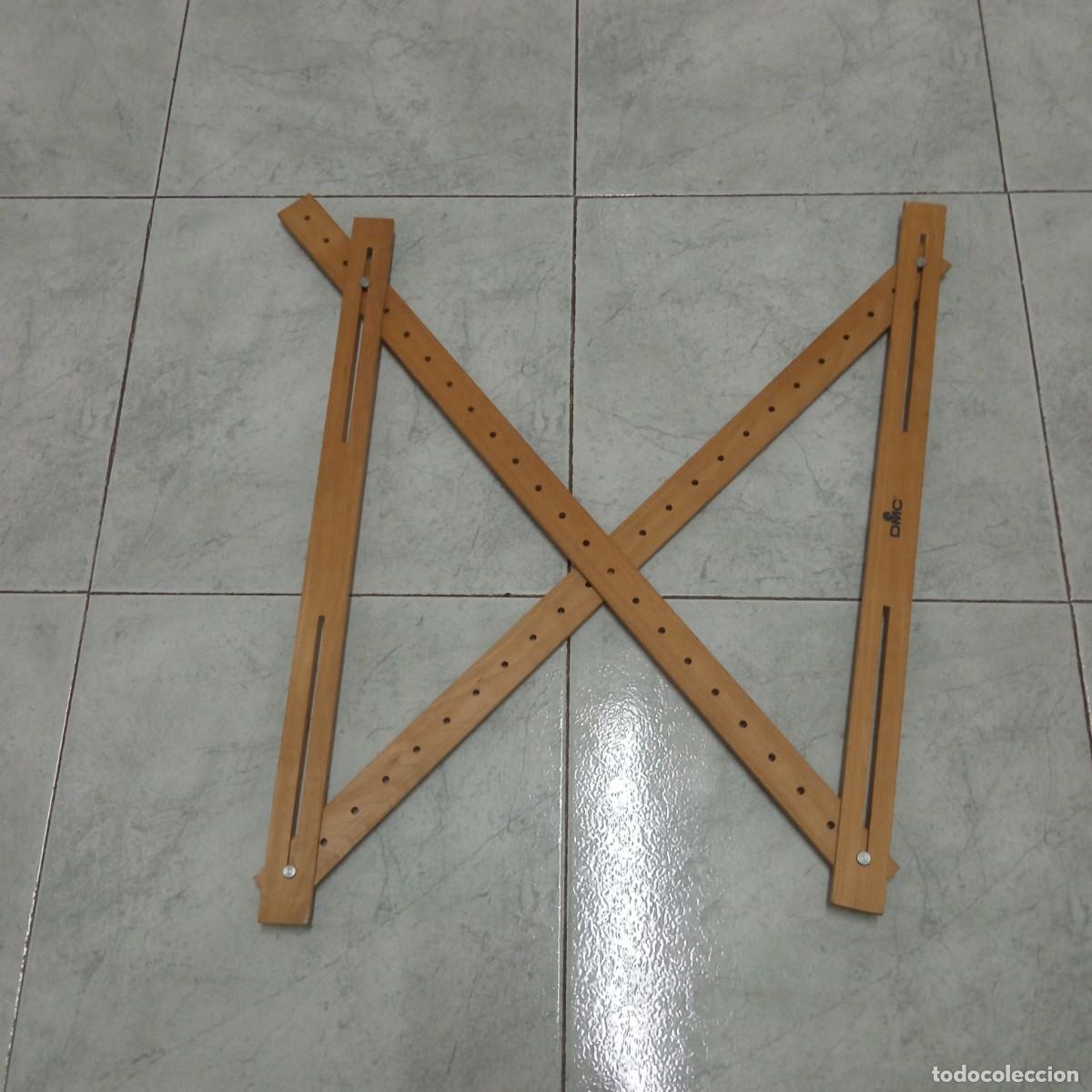 Coleccionismo: Gran pantografo de madera DMC - Foto 3