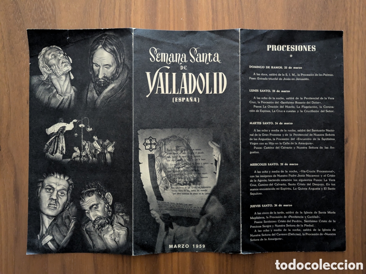 Coleccionismo: Programa Semana Santa Valladolid (1959) - Foto 3