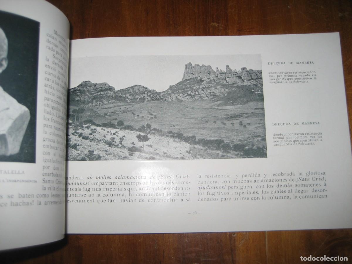 Coleccionismo: Igualada . Centenari de la jornada del Bruch 1908 publicidad programa ilustrado - Foto 2