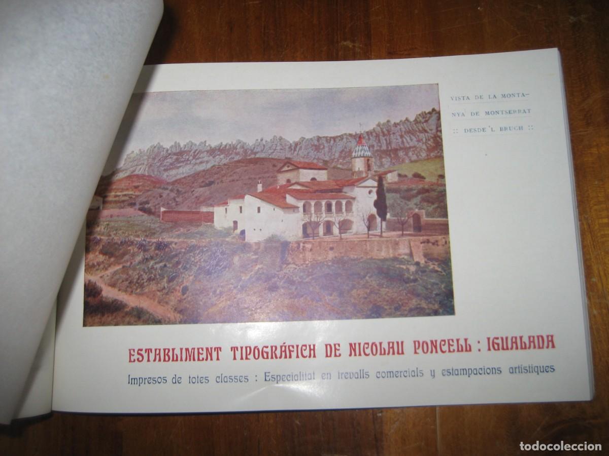 Coleccionismo: Igualada . Centenari de la jornada del Bruch 1908 publicidad programa ilustrado - Foto 4