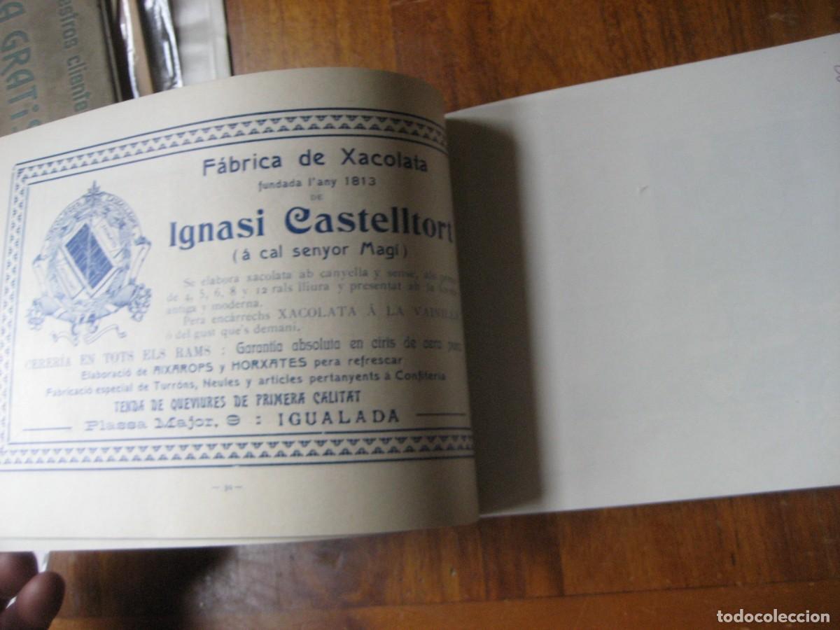 Coleccionismo: Igualada . Centenari de la jornada del Bruch 1908 publicidad programa ilustrado - Foto 9