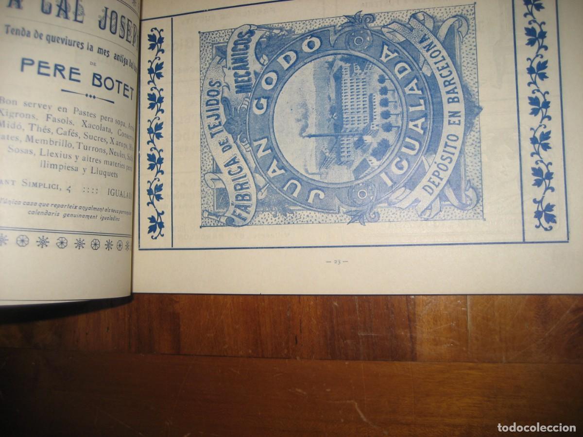Coleccionismo: Igualada . Centenari de la jornada del Bruch 1908 publicidad programa ilustrado - Foto 12