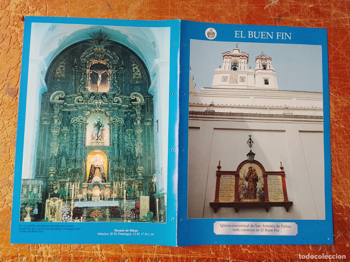 Sammelleidenschaft Papier: FICHA COLECCIONABLE SEMANA SANTA SEVILLA IGLESIA COFRADIA CRISTO VIRGEN HERMANDAD DEL BUEN FIN
