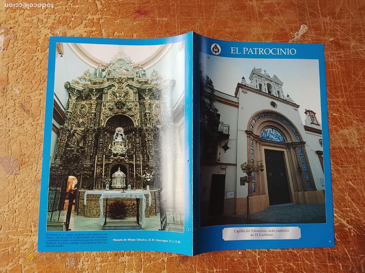 Sammelleidenschaft Papier: FICHA COLECCIONABLE SEMANA SANTA SEVILLA IGLESIA COFRADIA CRISTO VIRGEN PATROCINIO CACHORRO