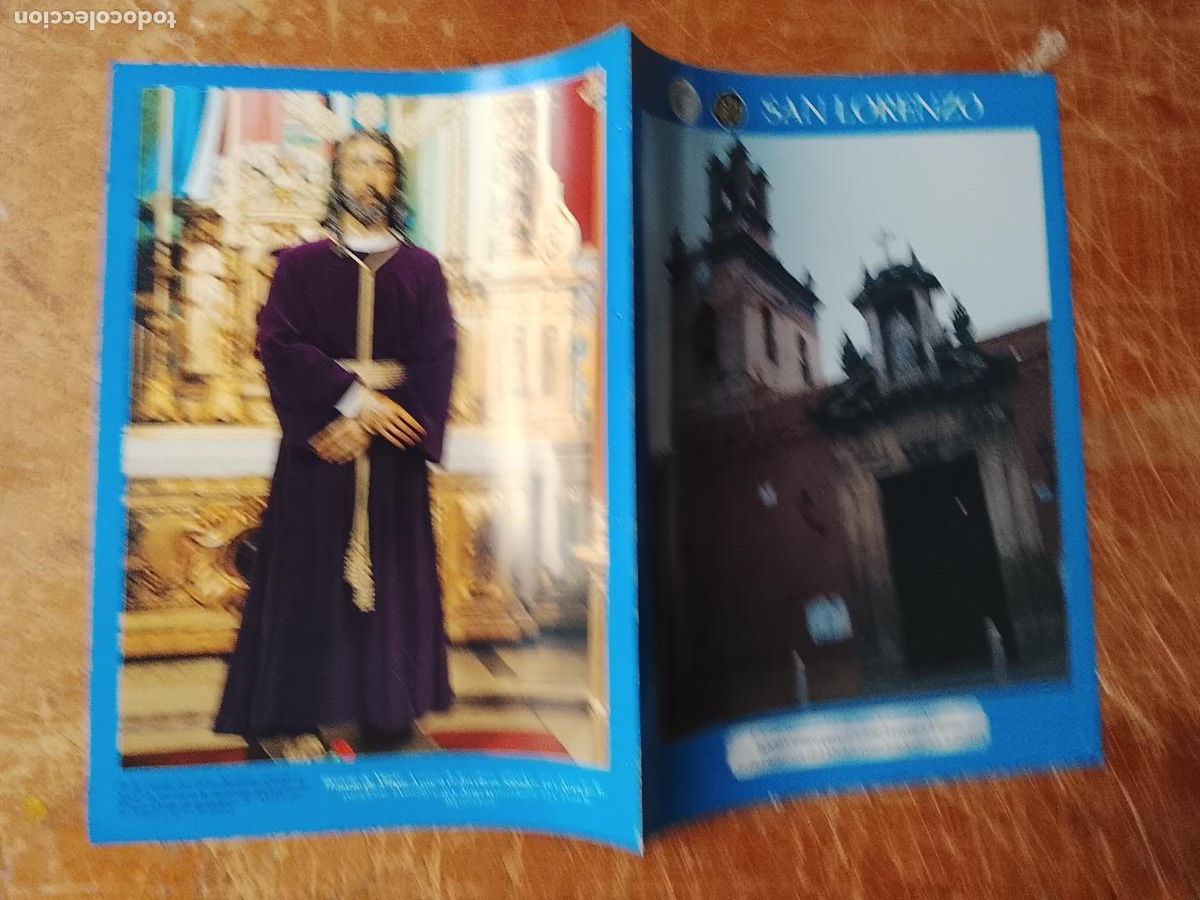 Sammelleidenschaft Papier: FICHA COLECCIONABLE SEMANA SANTA SEVILLA IGLESIA COFRADIA CRISTO VIRGEN SAN LORENZO DULCE NOMBRE SOL