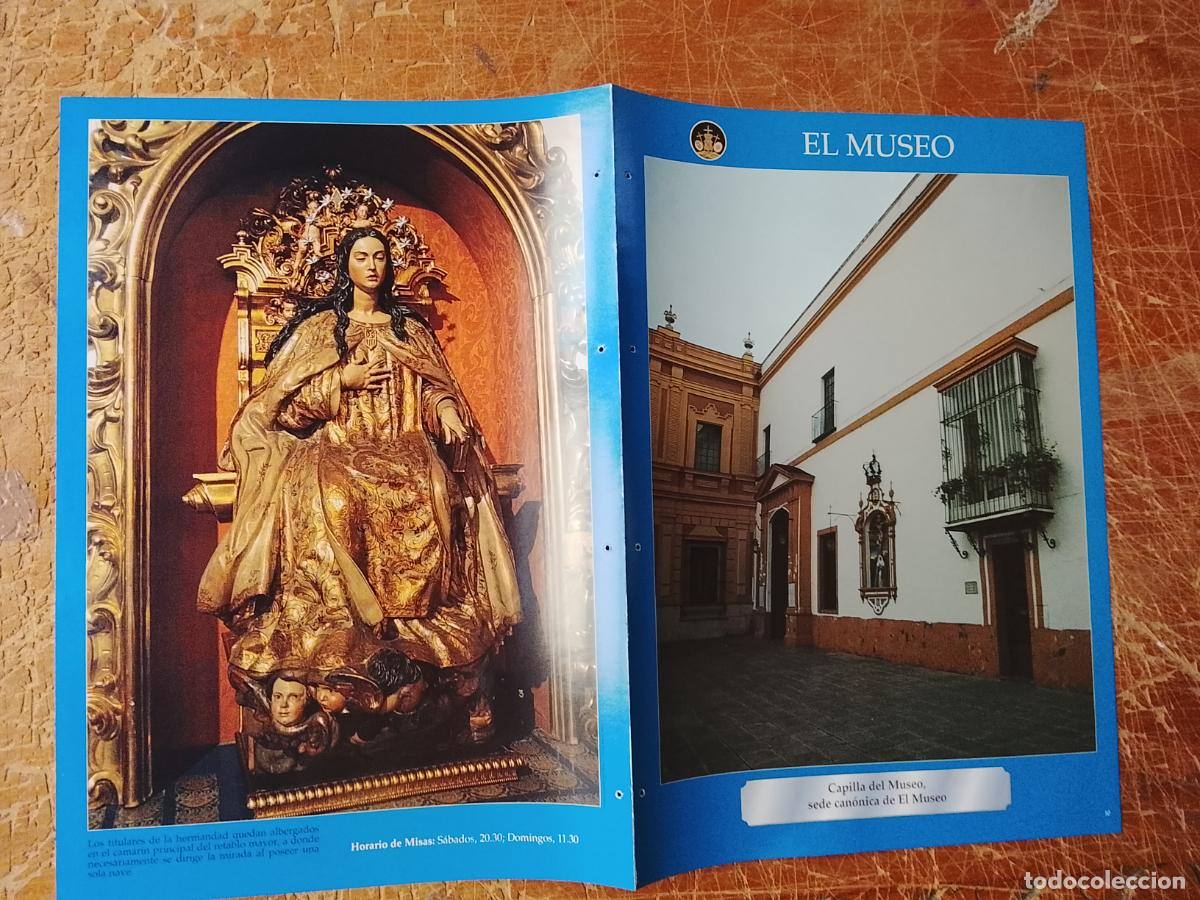 Sammelleidenschaft Papier: FICHA COLECCIONABLE SEMANA SANTA SEVILLA IGLESIA COFRADIA CRISTO VIRGEN DEL MUSEO