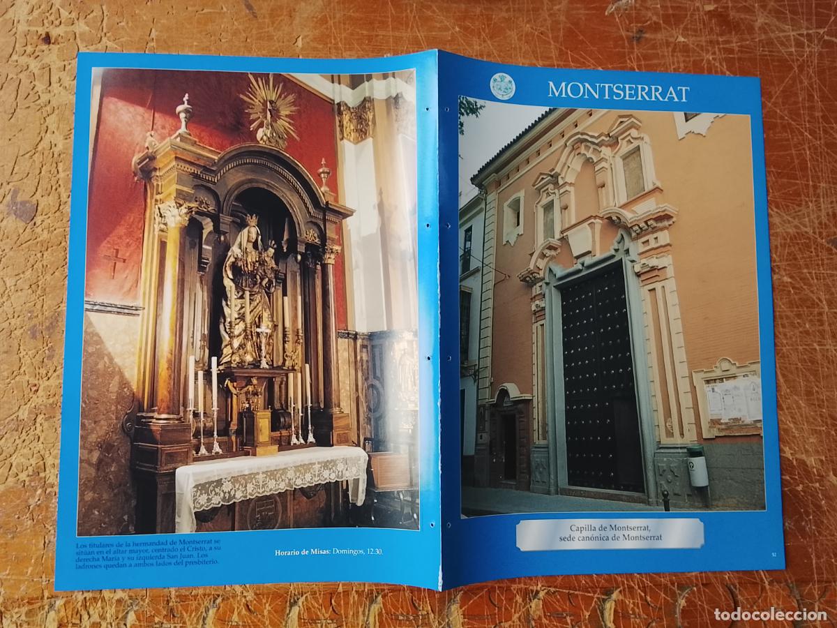 Sammelleidenschaft Papier: FICHA COLECCIONABLE SEMANA SANTA SEVILLA IGLESIA COFRADIA CRISTO VIRGEN MONTSERRAT