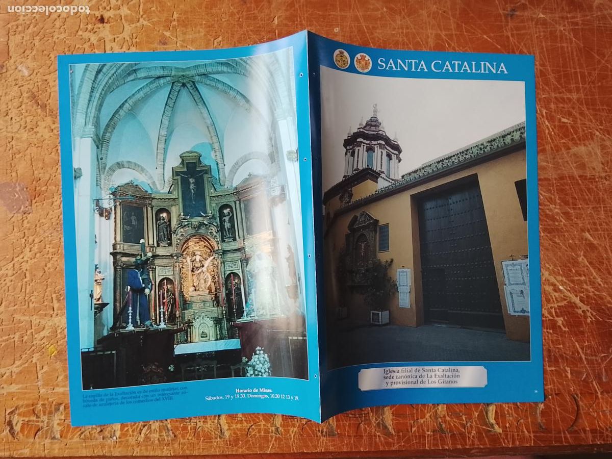 Sammelleidenschaft Papier: FICHA COLECCIONABLE SEMANA SANTA SEVILLA IGLESIA COFRADIA CRISTO VIRGEN SANTA CATALINA LO GITANOS