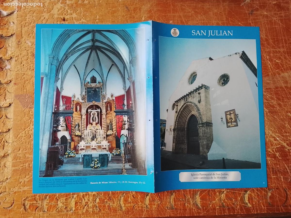 Sammelleidenschaft Papier: FICHA COLECCIONABLE SEMANA SANTA SEVILLA IGLESIA COFRADIA CRISTO VIRGEN HINIESTA SAN JULIAN