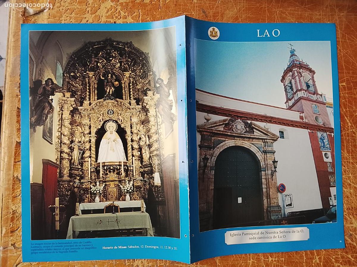 Collezionismo: FICHA COLECCIONABLE SEMANA SANTA SEVILLA IGLESIA COFRADIA CRISTO VIRGEN DE LA O