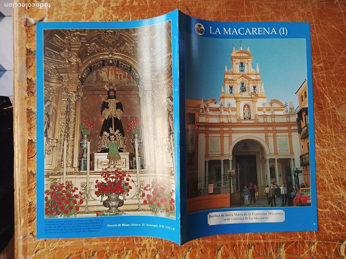 Collezionismo: FICHA COLECCIONABLE SEMANA SANTA SEVILLA IGLESIA COFRADIA CRISTO VIRGEN DE LA MACARENA 1