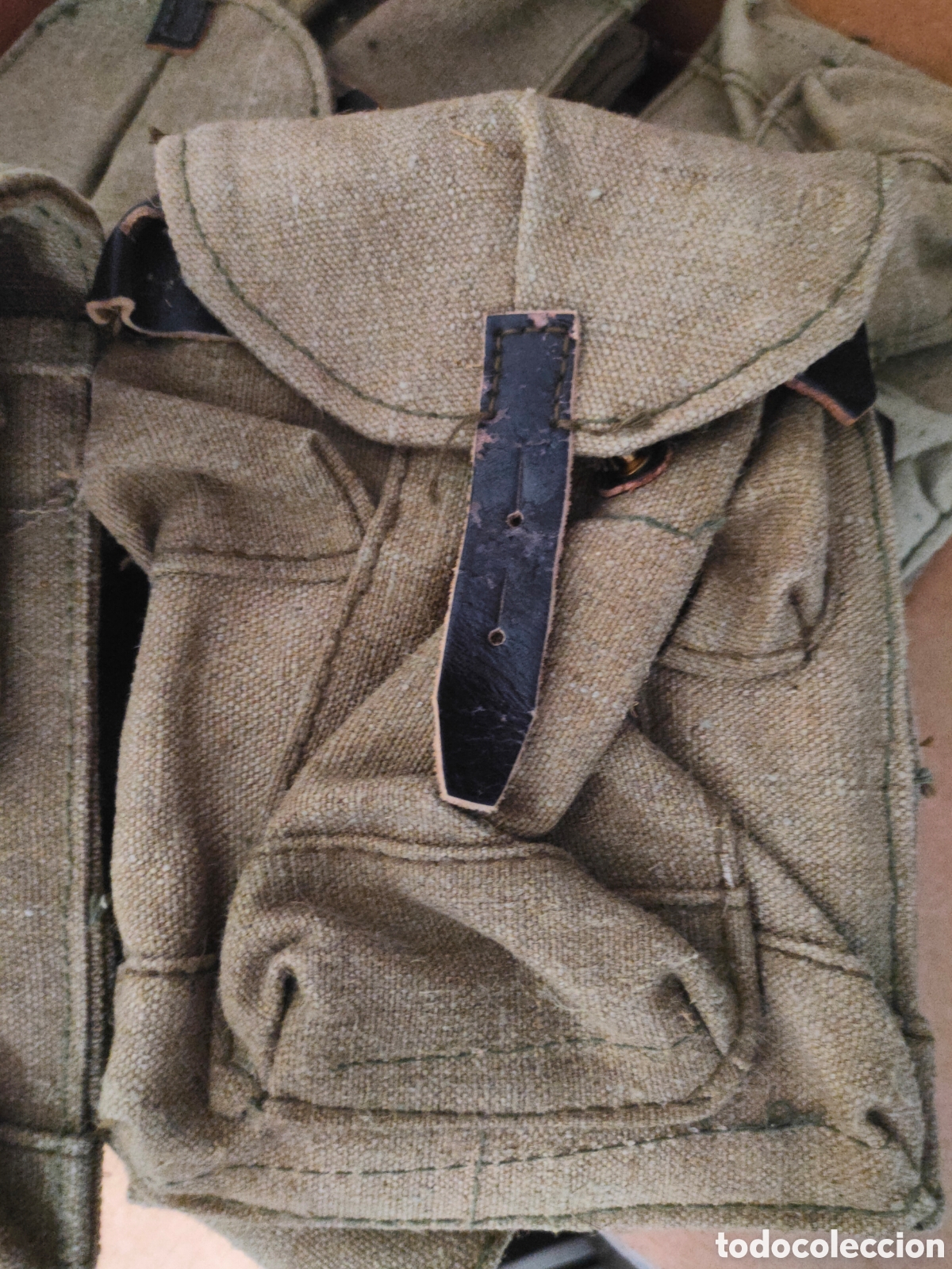 Coleccionismo: Pouch sovi&eacute;tico para cargador de AK - Foto 1