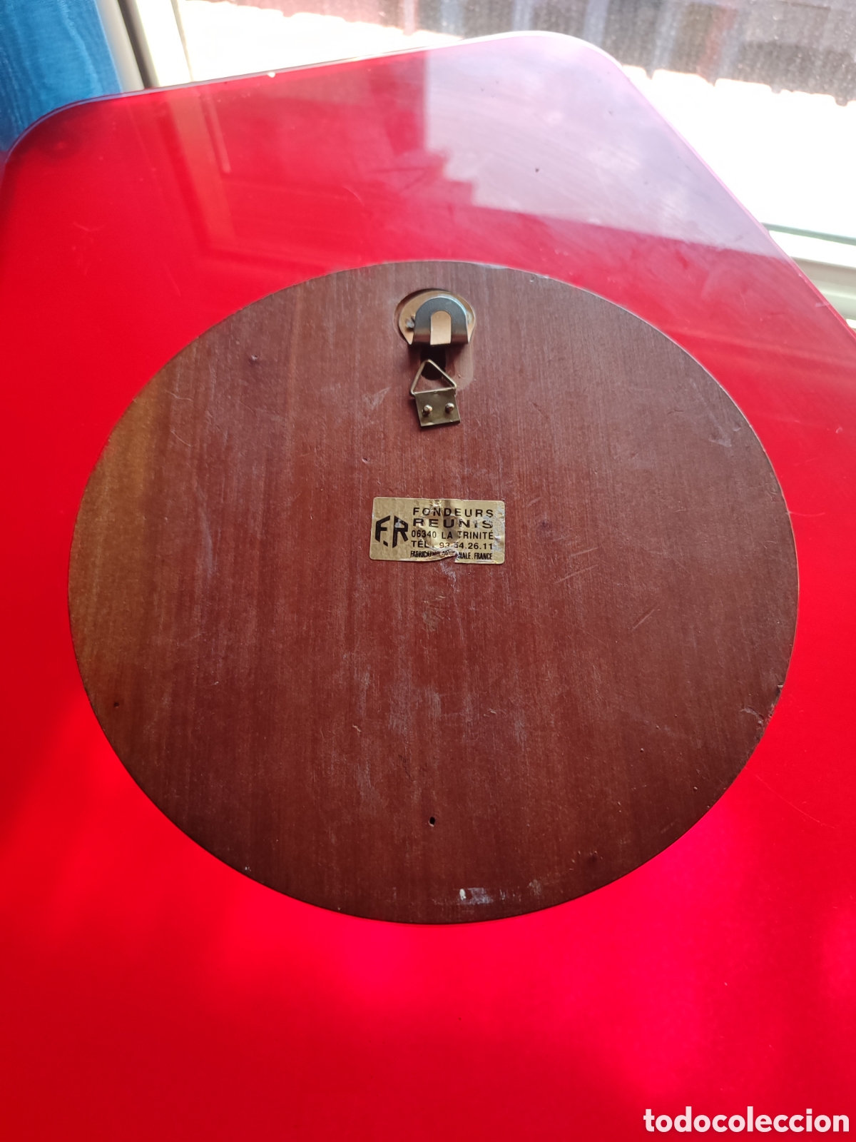 Coleccionismo: Metopa de bronce y madera - Foto 2